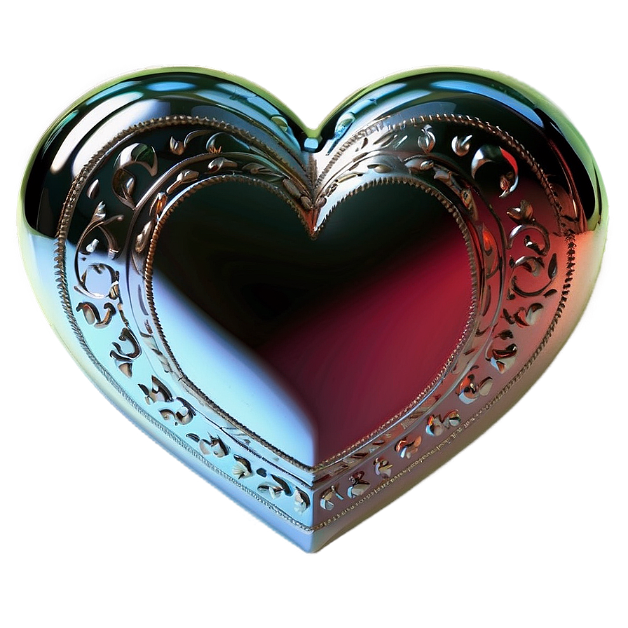 Shiny Heart Decoration Png A PNG image