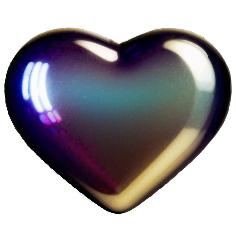 Shiny Heart Decoration Png B PNG image