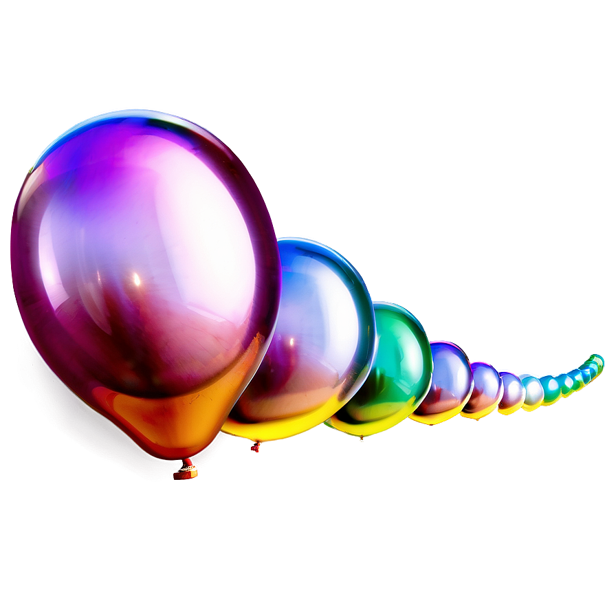 Shiny Helium Balloon Png 05032024 PNG image