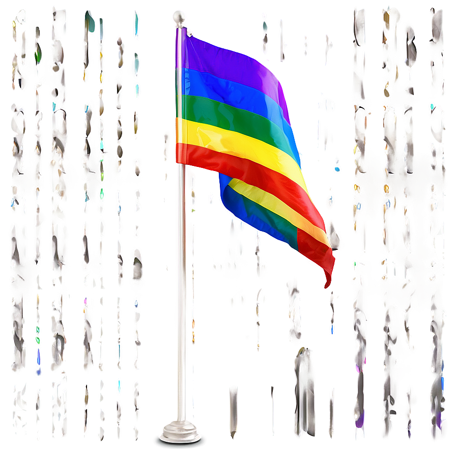 Shiny Lgbt Pride Flag Png Kjv PNG image