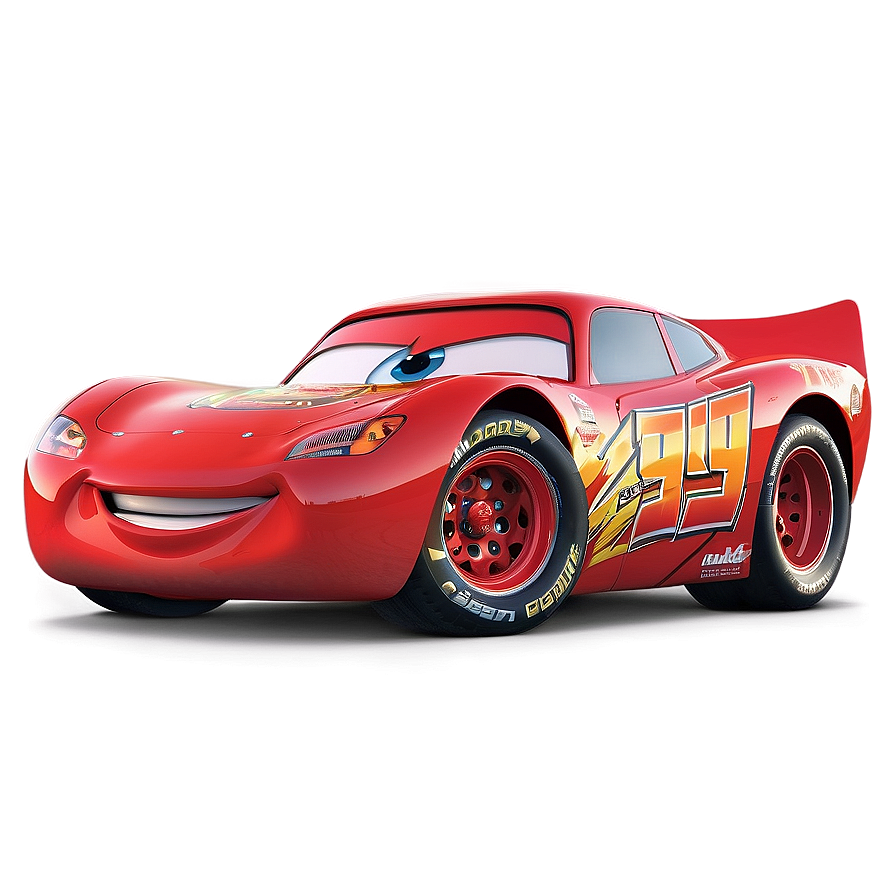 Shiny Lightning Mcqueen Png 05232024 PNG image