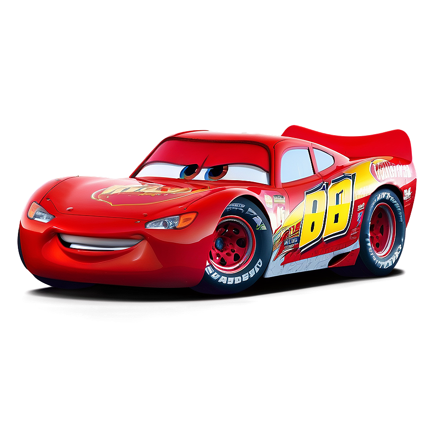 Shiny Lightning Mcqueen Png Uws PNG image