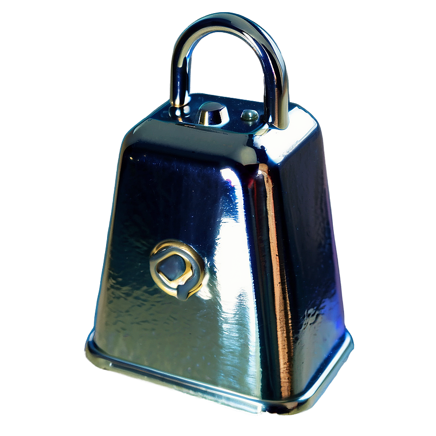 Shiny Metal Cowbell Png Enk31 PNG image