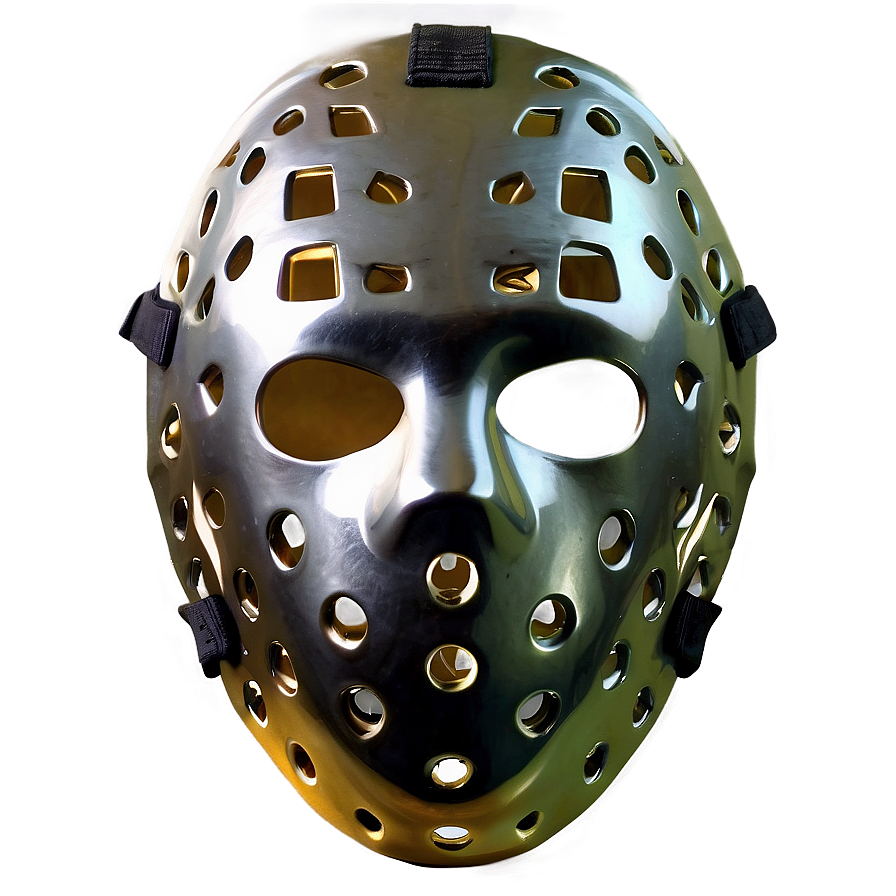 Shiny Metallic Hockey Mask Png Jbx37 PNG image