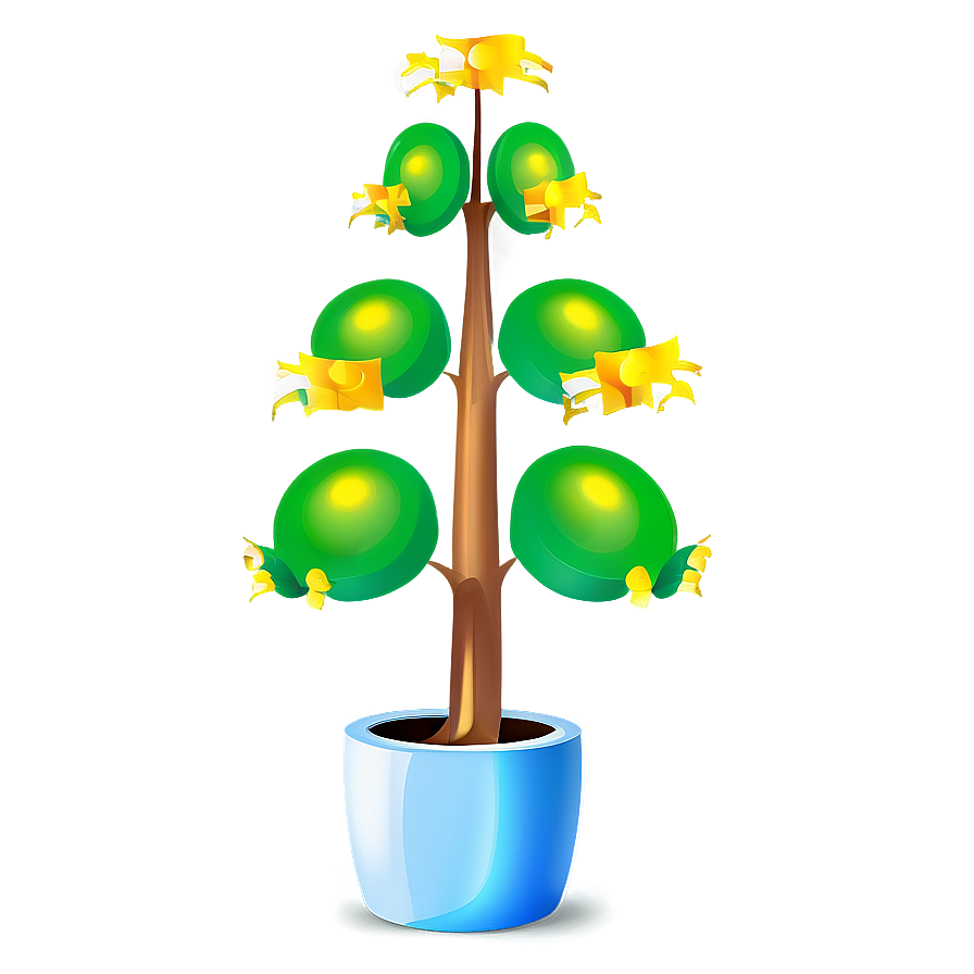 Shiny Money Tree Icon Png Xeg97 PNG image