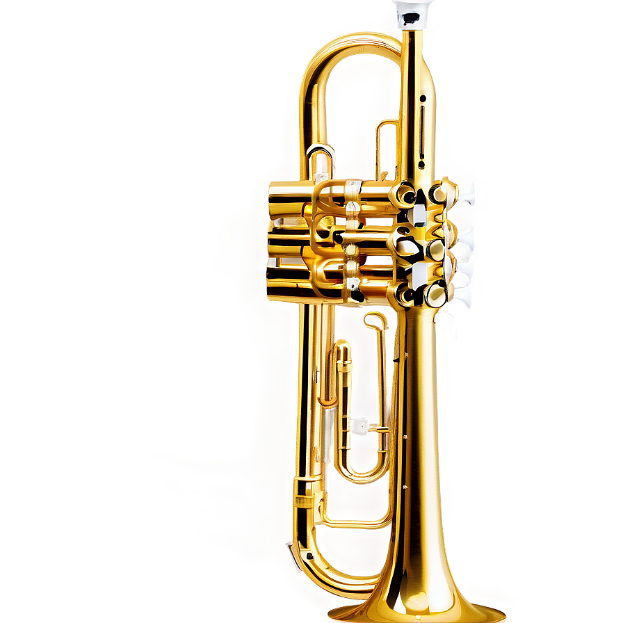 Shiny New Trumpet Png 05242024 PNG image