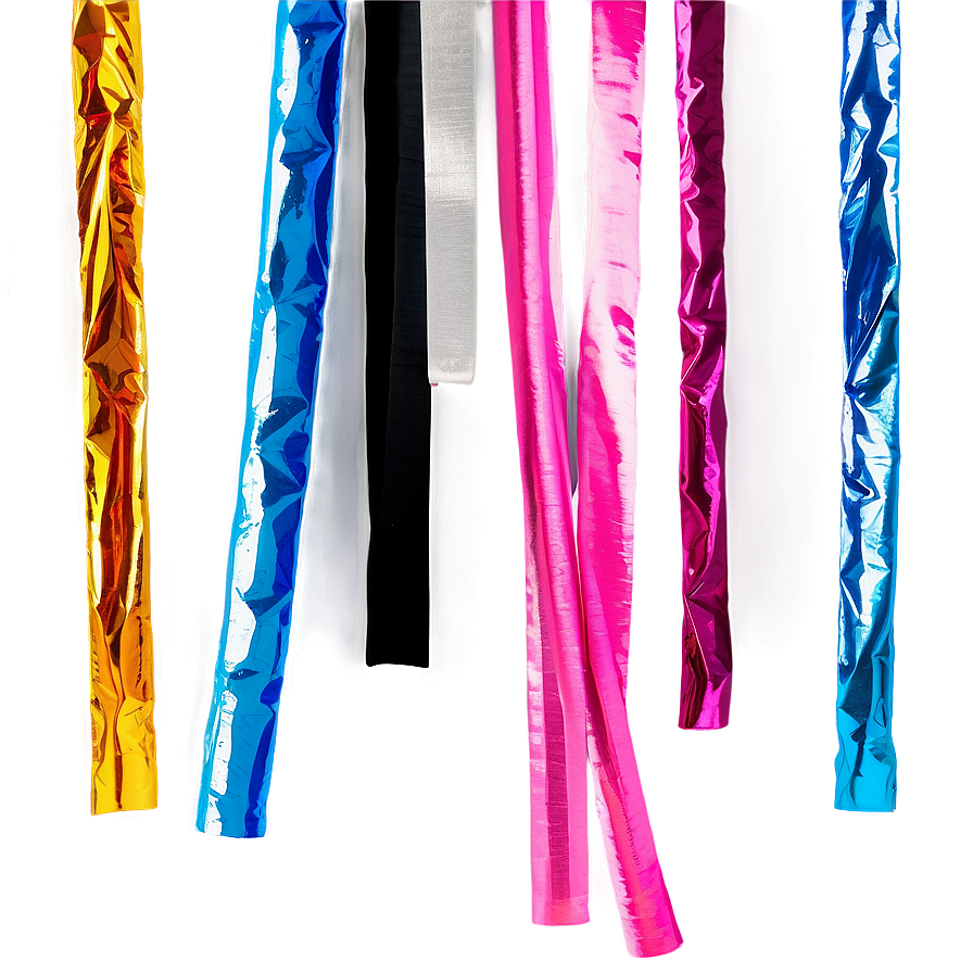 Shiny Party Streamers Png Bhn91 PNG image