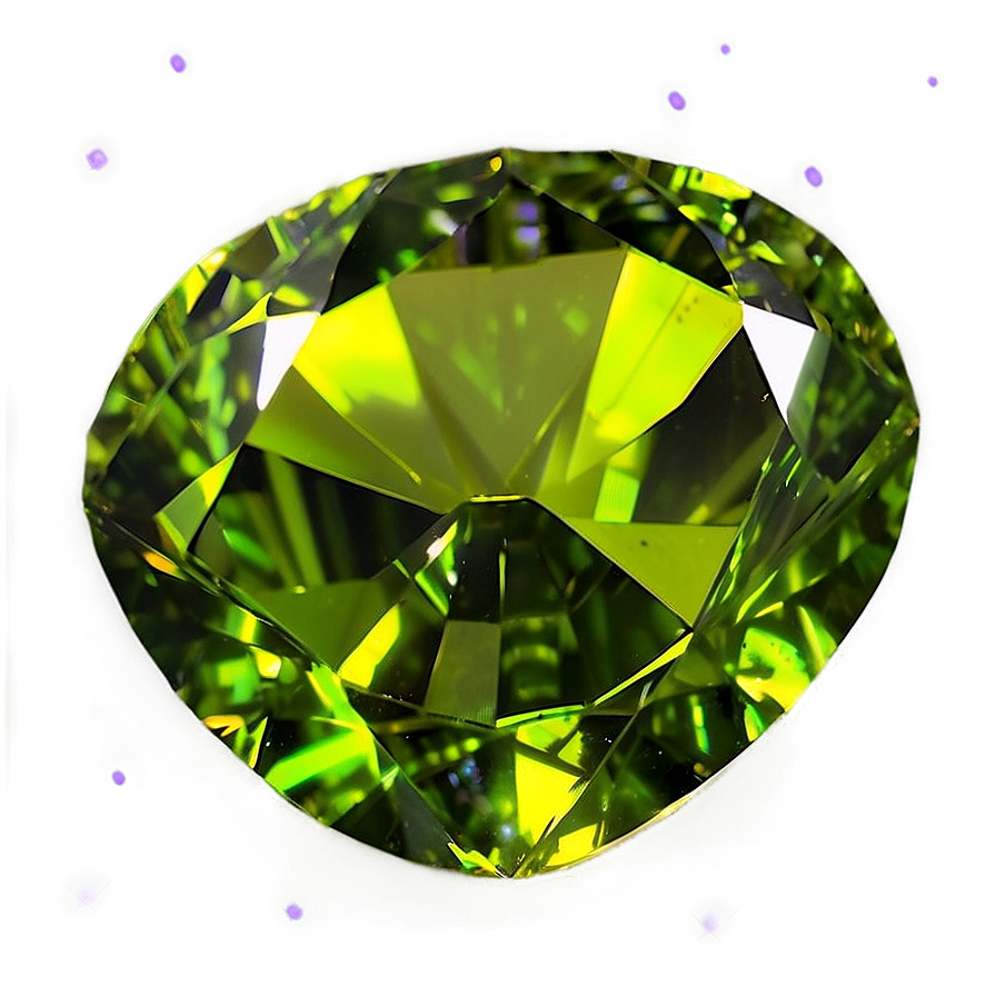 Shiny Peridot Crystal Png 82 PNG image