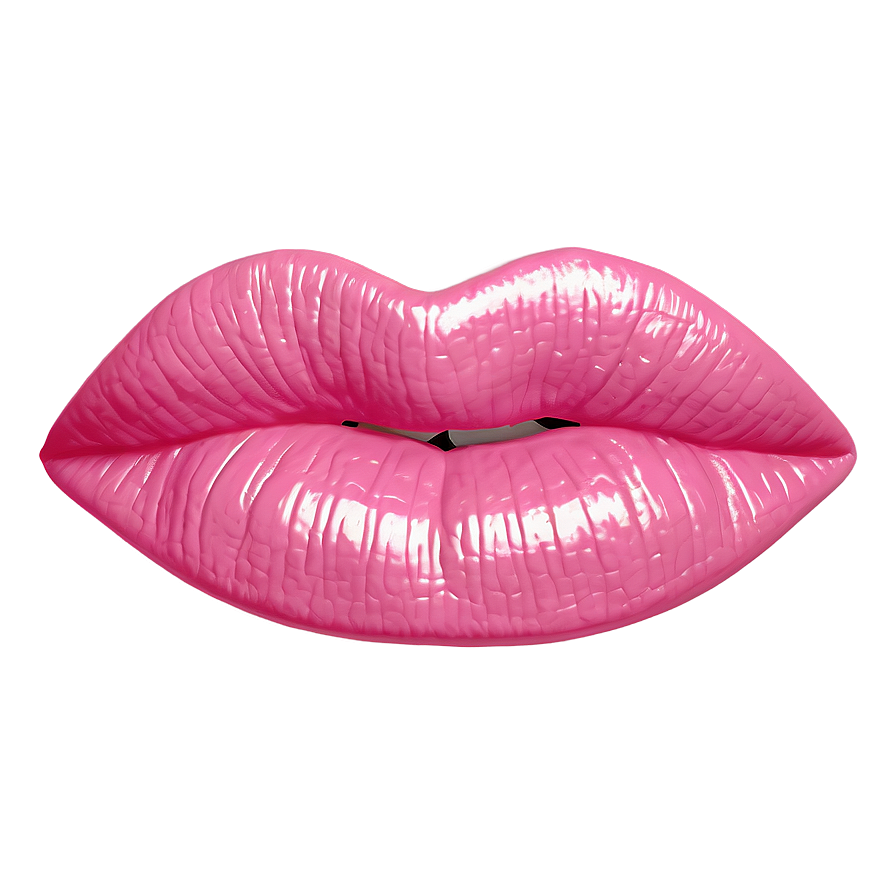 Shiny Pink Lips Png 89 PNG image