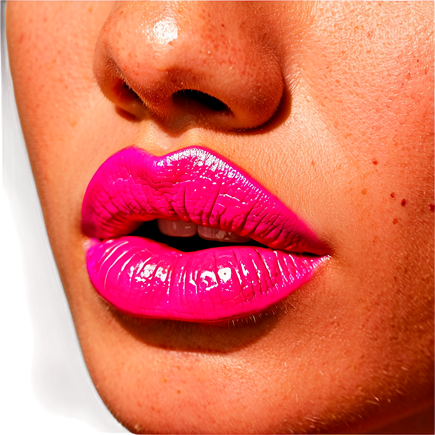 Shiny Pink Lips Png Qsp91 PNG image