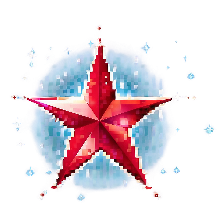 Shiny Pixel Star Illustration Png Sfx PNG image