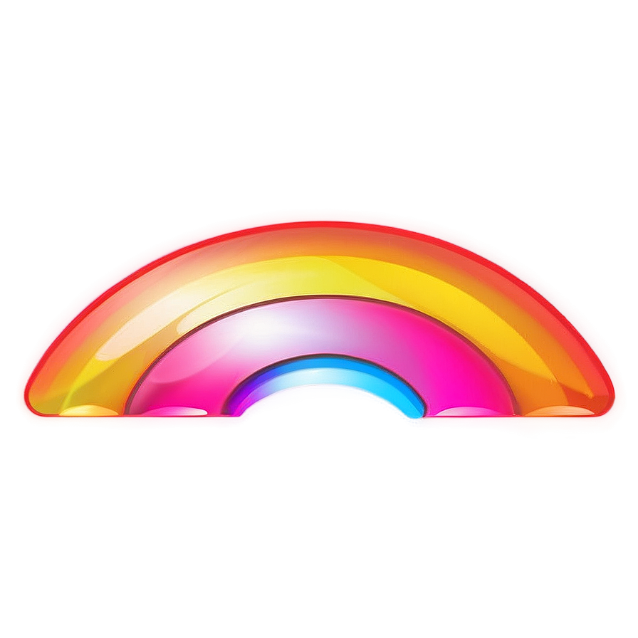 Shiny Rainbow Emoji Png 86 PNG image