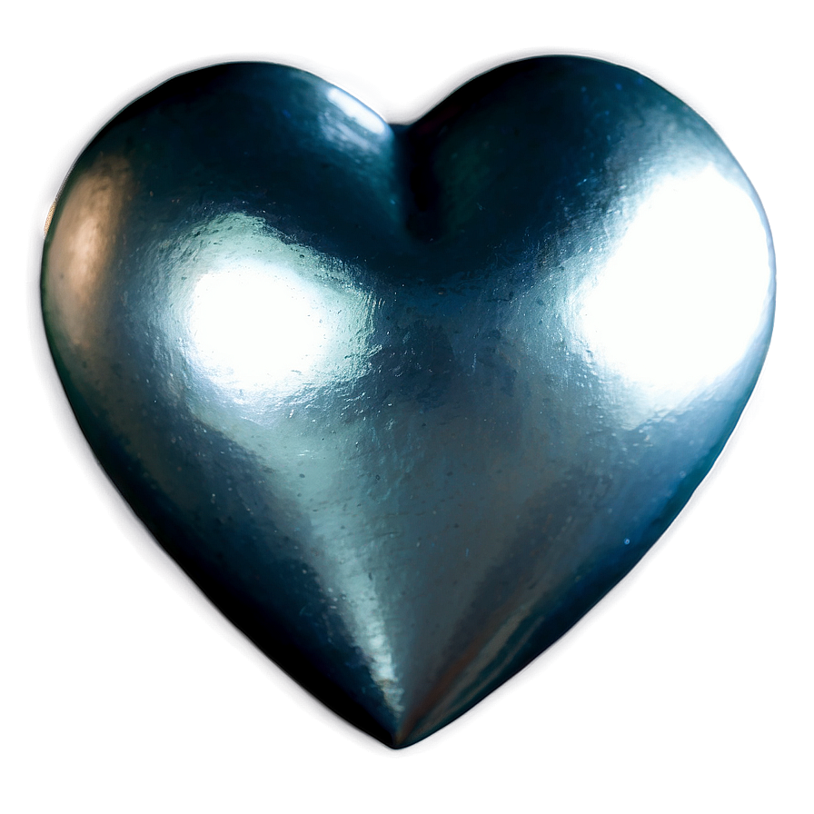 Shiny Silver Heart Png Awn PNG image