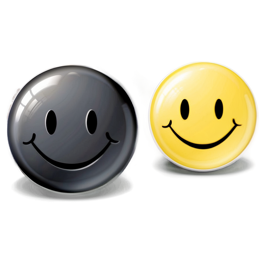 Shiny Smiley Face Sticker Png Ebd4 PNG image