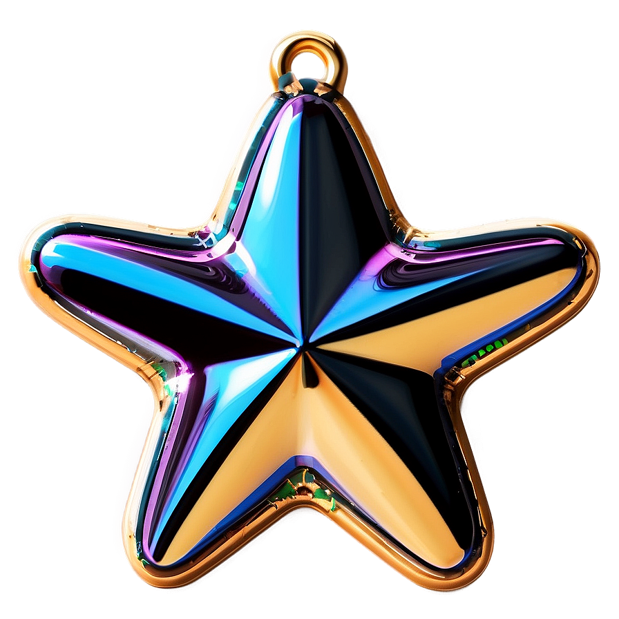 Shiny Sparkle Star Decoration Png 06212024 PNG image