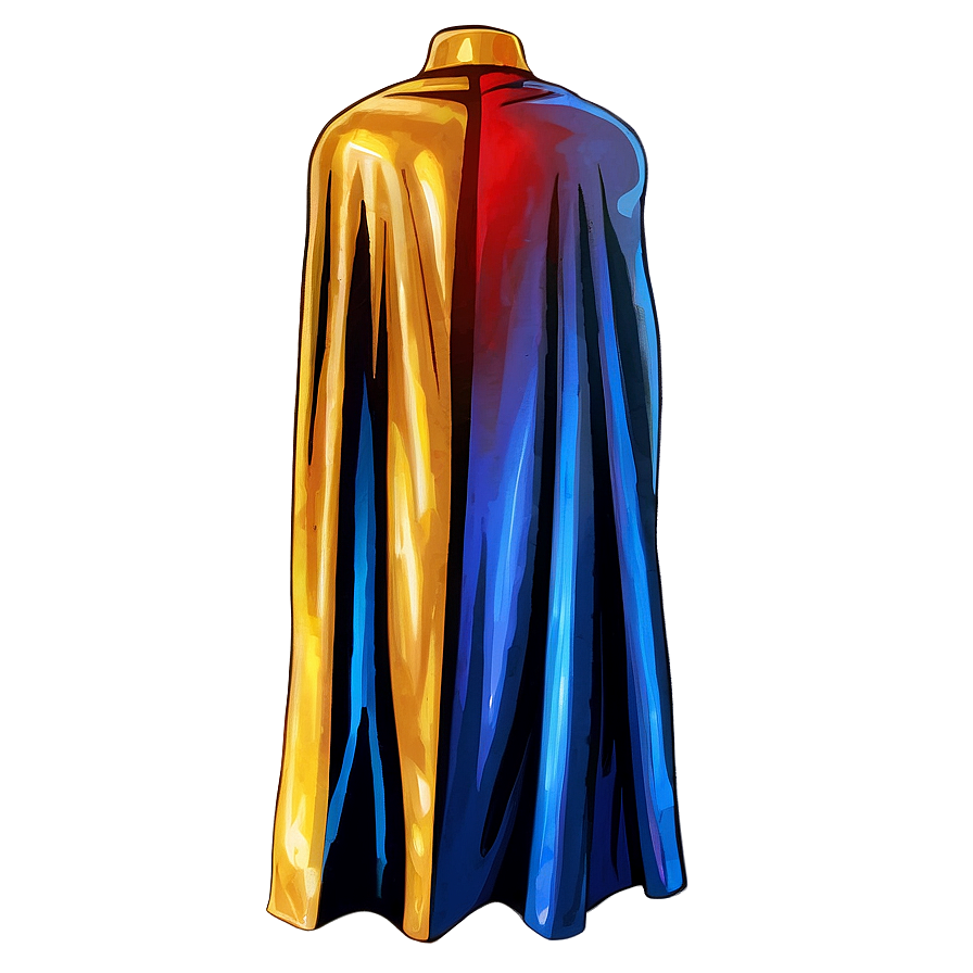 Shiny Superhero Cape Artwork Png Dci PNG image