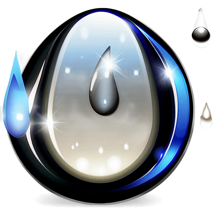 Shiny Teardrop Icon Png 05252024 PNG image