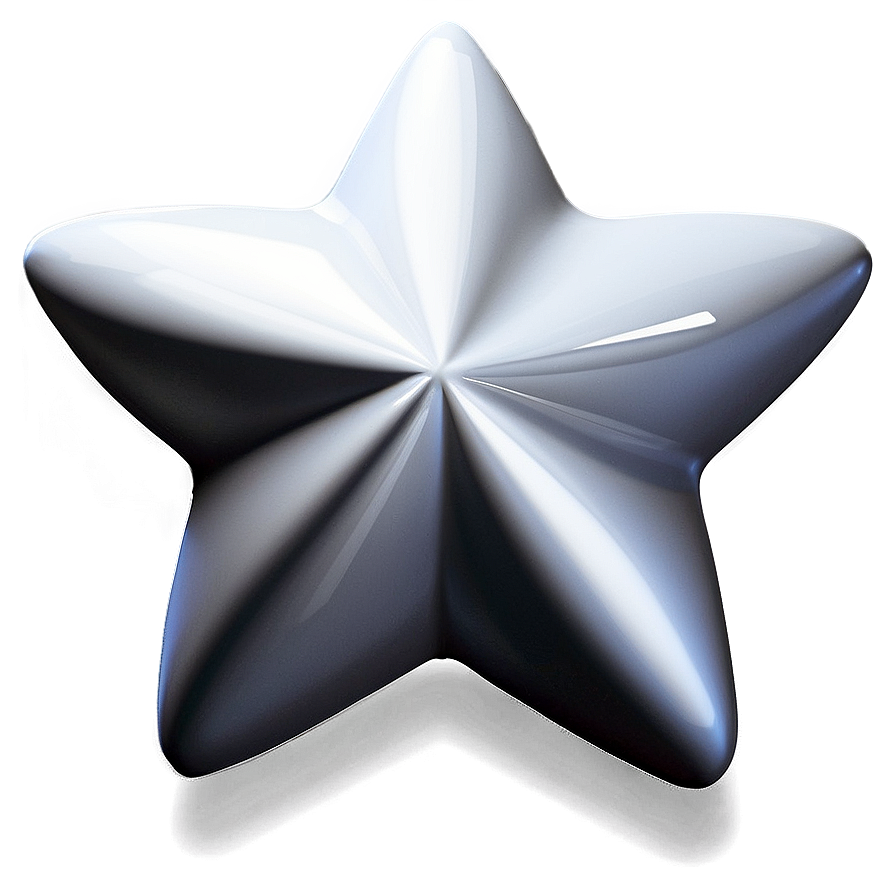 Shiny White Star Illustration Png Hox PNG image