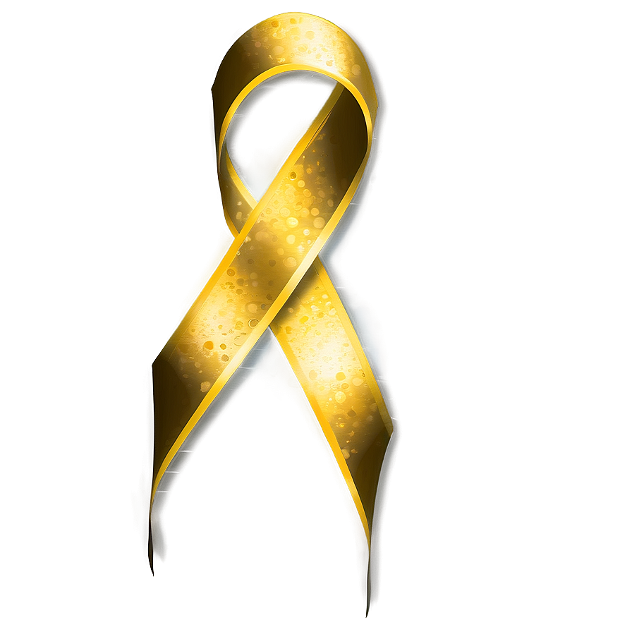 Shiny Yellow Ribbon Design Png 15 PNG image