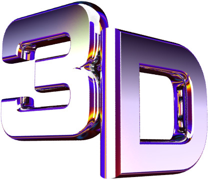 Shiny3 D Text Effect PNG image