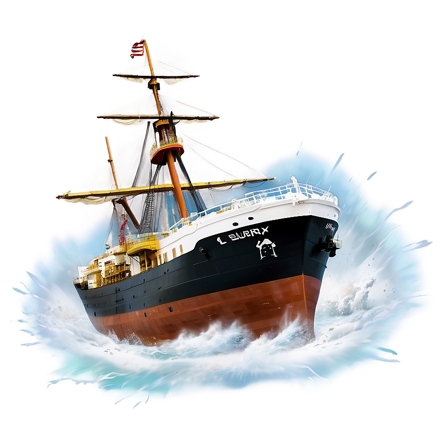 Ship In Storm Png 84 PNG image