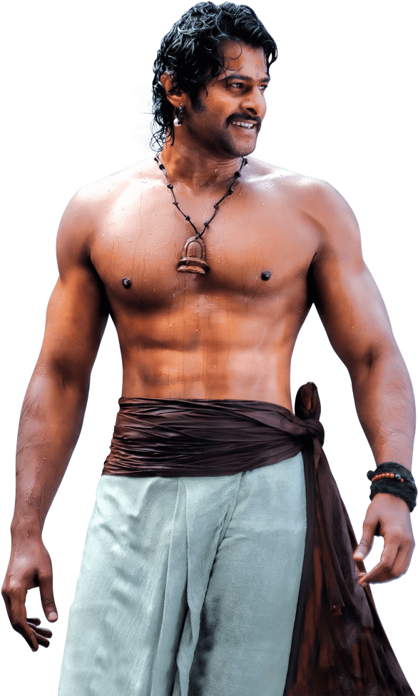 Shirtless_ Actor_in_ Traditional_ Attire PNG image