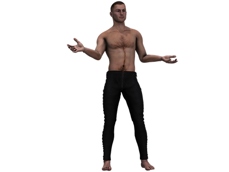 Shirtless Man Black Background PNG image