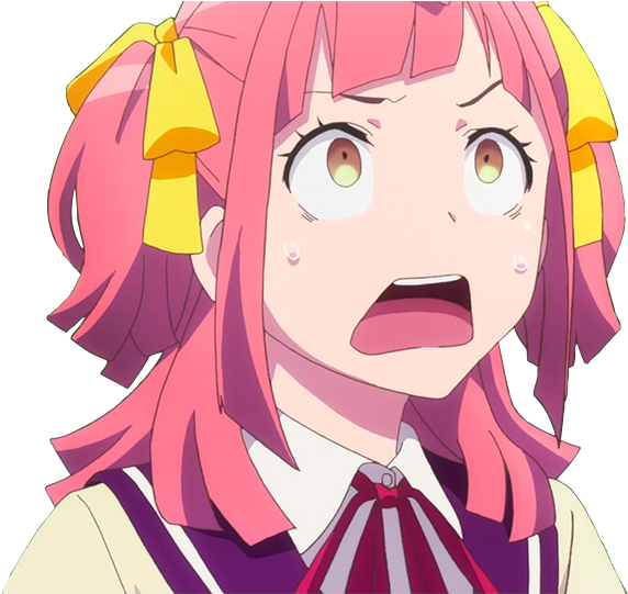 Shocked Anime Girl Expression.png PNG image