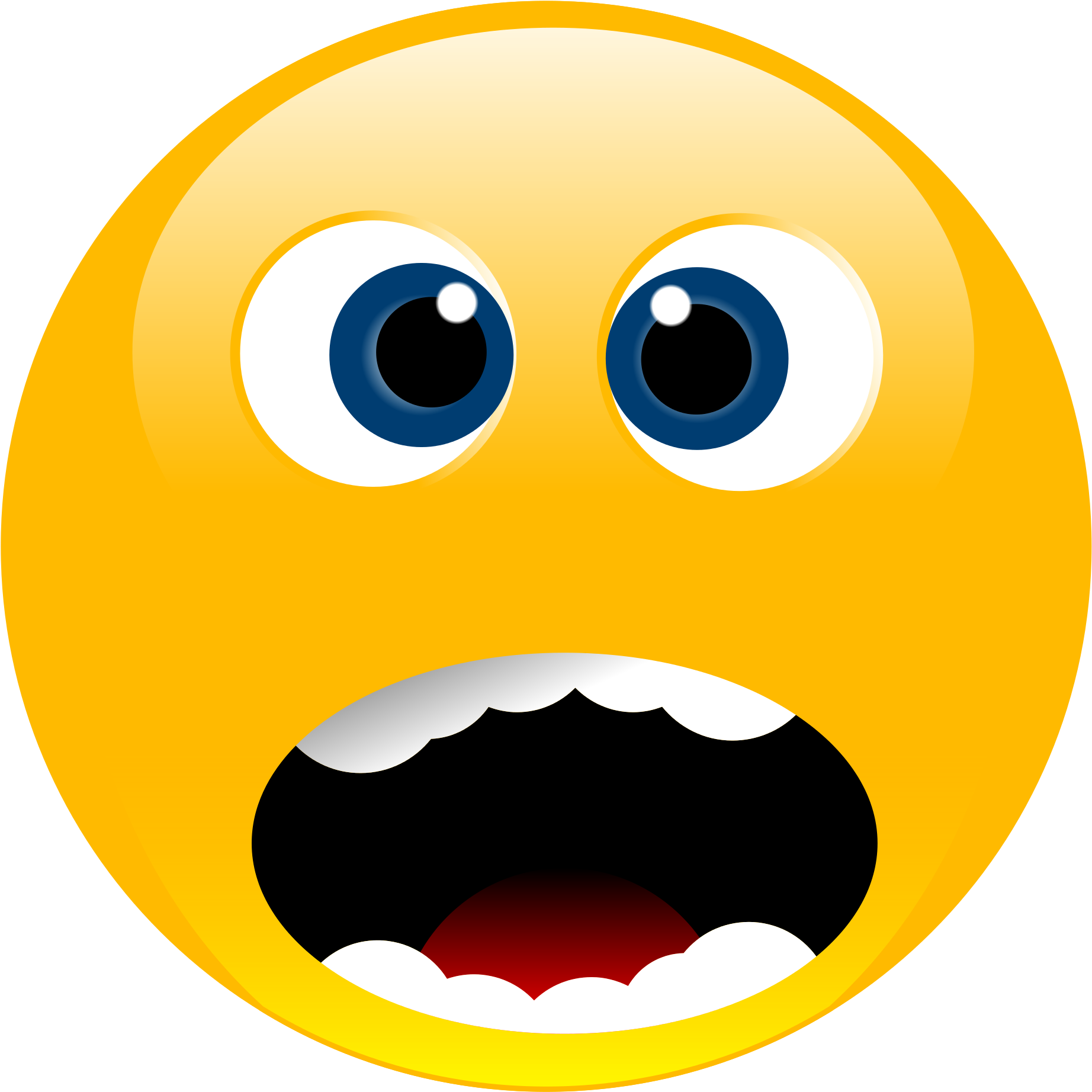 Shocked Face Emoji PNG image