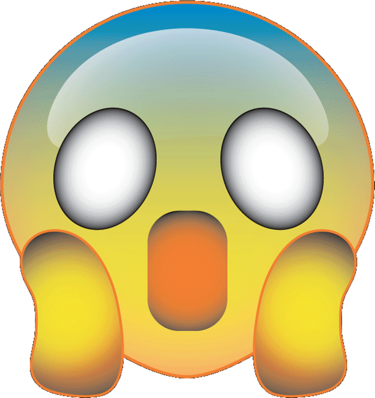 Shocked Face Emoji.png PNG image