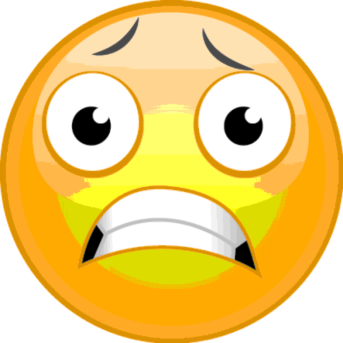 Shocked Yellow Emoji Graphic PNG image