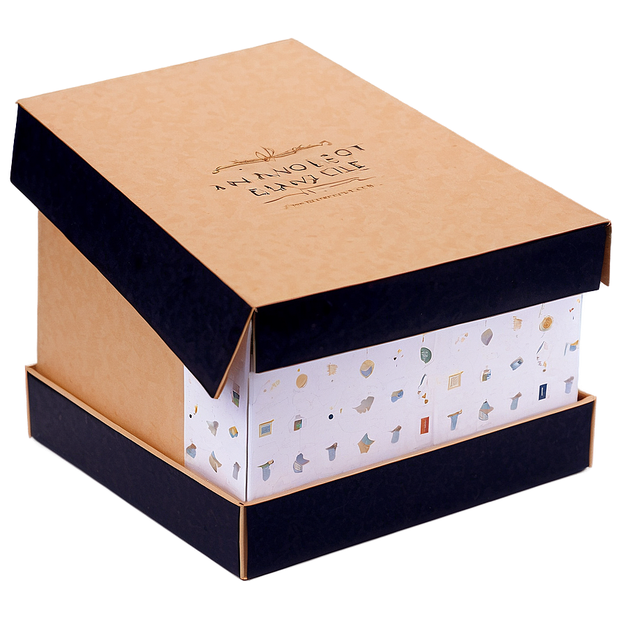 Shoe Box With Foam Insert Png 06202024 PNG image