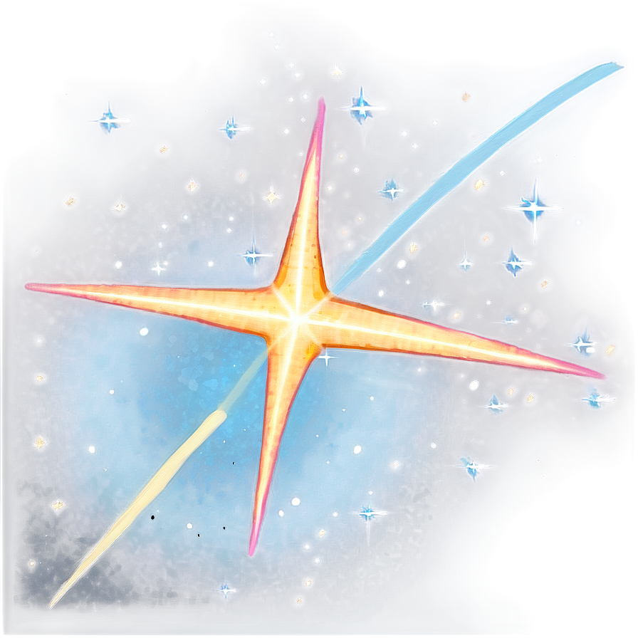 Shooting Star In Constellation Png 17 PNG image