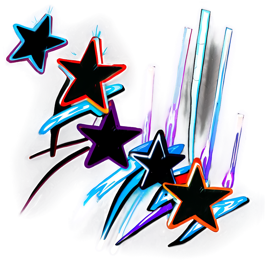 Shooting Stars Clear Png 05252024 PNG image