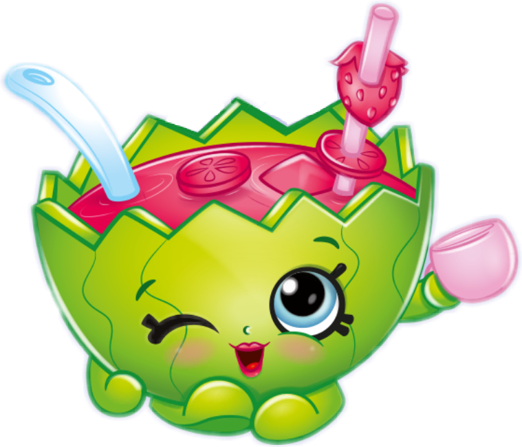 Shopkins Strawberry Kiss Character PNG image