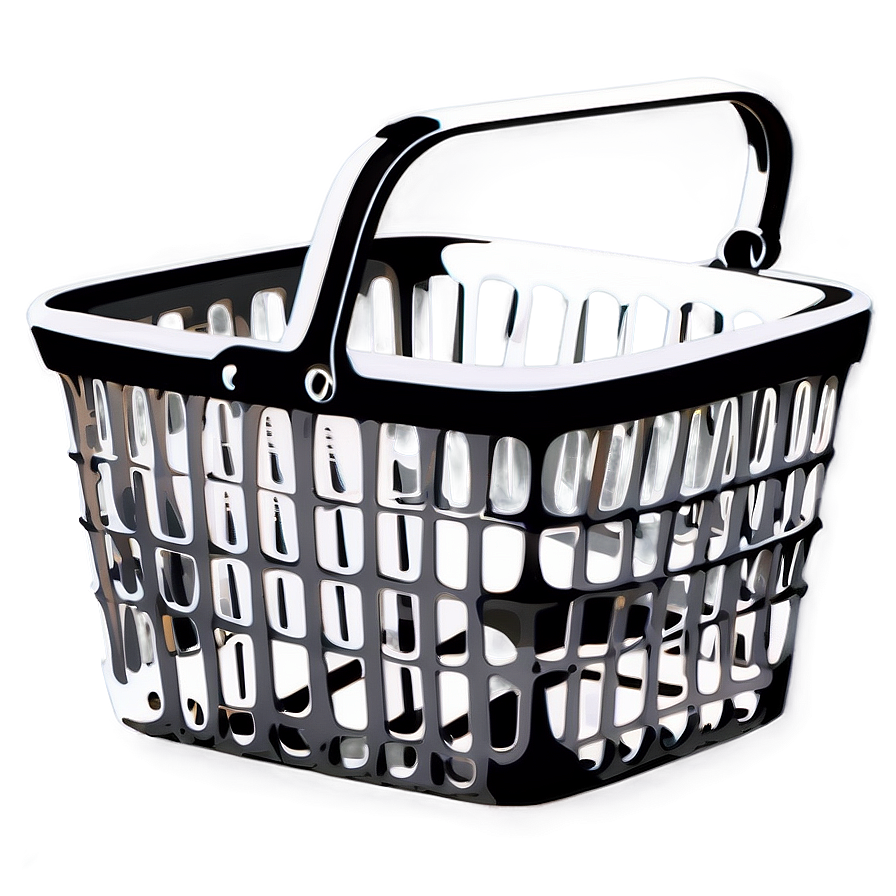 Shopping Basket Clipart Png 06272024 PNG image