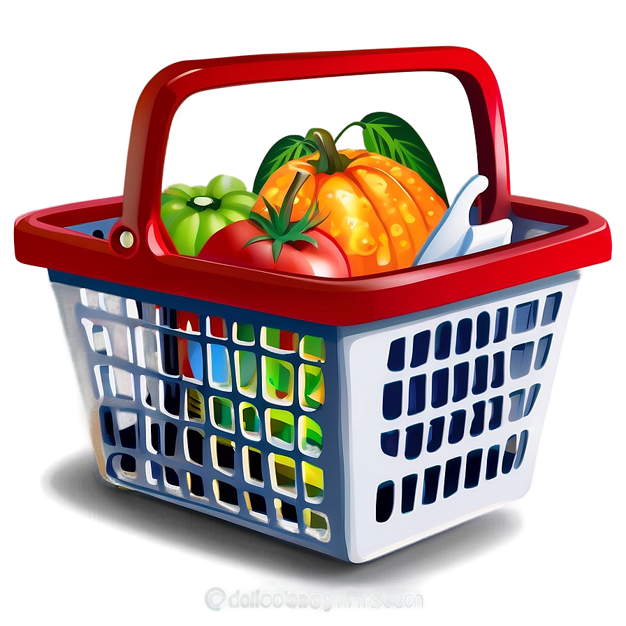 Shopping Basket Clipart Png Bdr47 PNG image