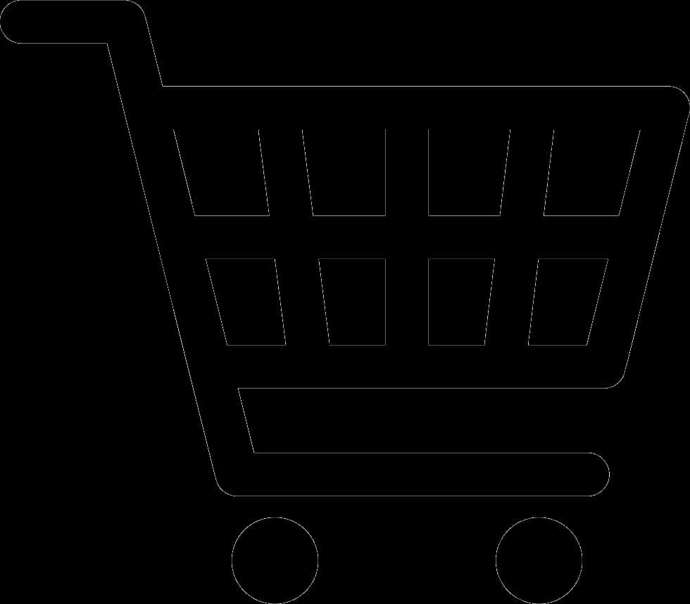Shopping Cart Icon Black PNG image