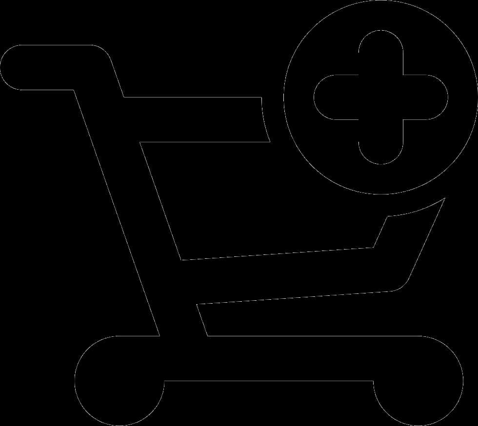 Shopping Cart Icon Outline PNG image