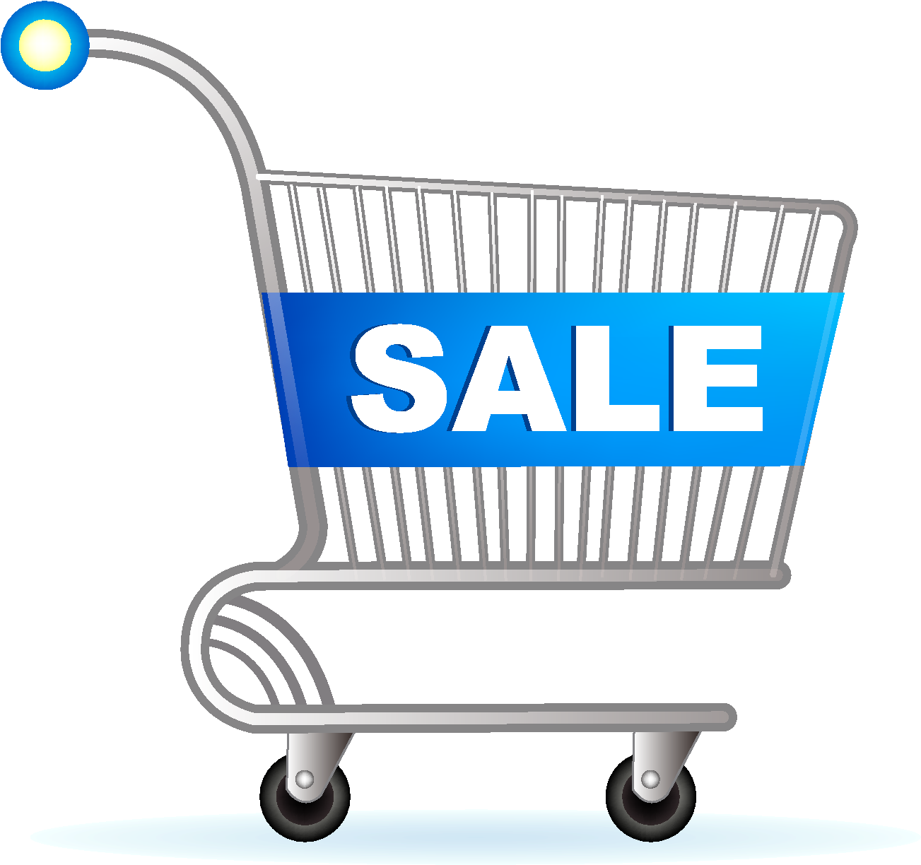 Shopping Cart Sale Sign PNG image