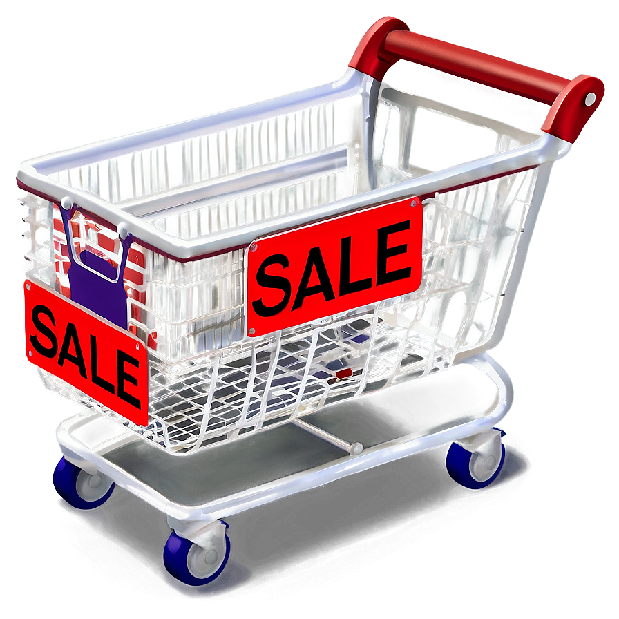 Shopping Cart With Sale Tag Png 36 PNG image