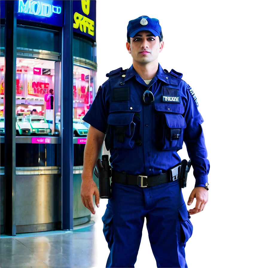 Shopping Mall Guard Png 06252024 PNG image