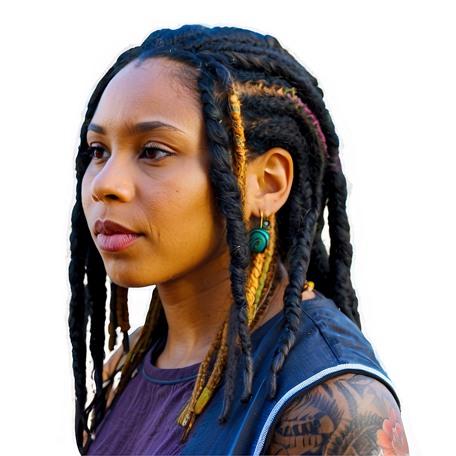 Short Dreads C PNG image