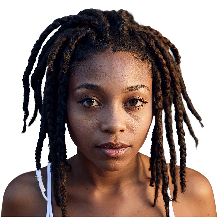 Short Dreads Care Tips Png Cts PNG image