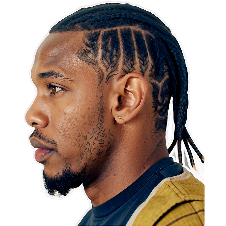 Short Dreads For Black Men Png 06272024 PNG image