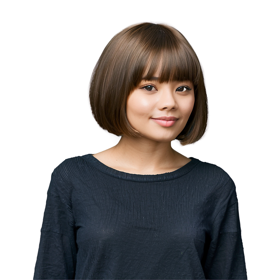 Short Girl Hair Png Yde PNG image