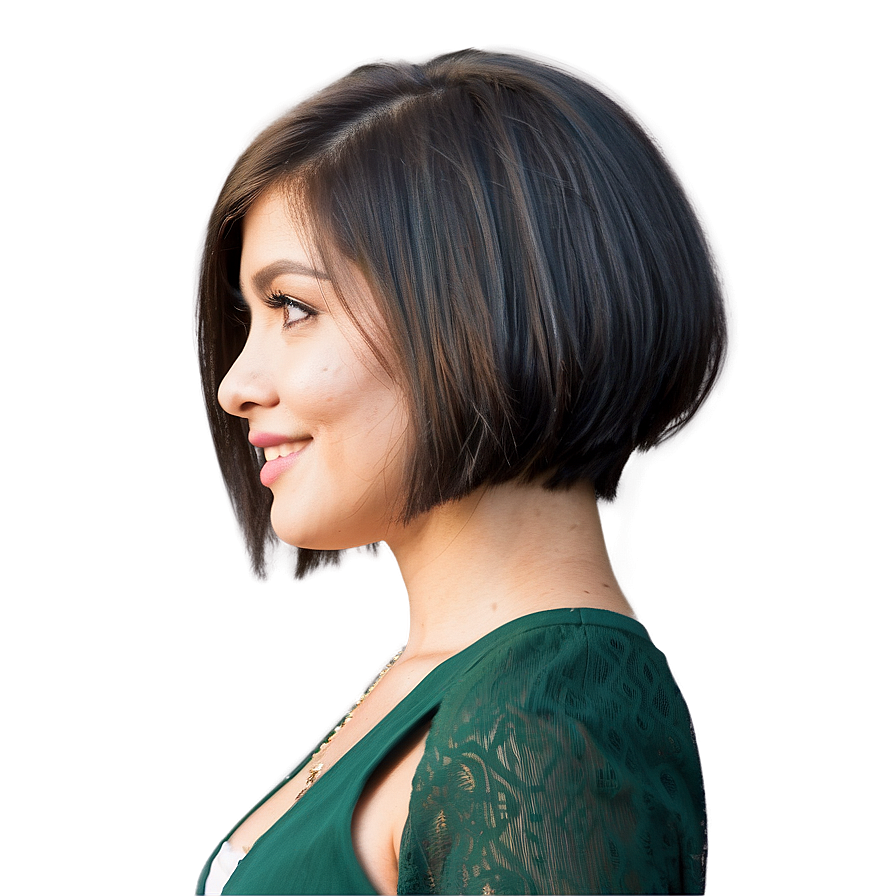 Short Hair Beauty Png Ppa19 PNG image