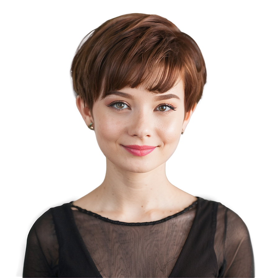 Short Hair D PNG image