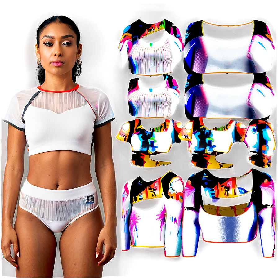 Short Sleeve Crop Top Png 05252024 PNG image