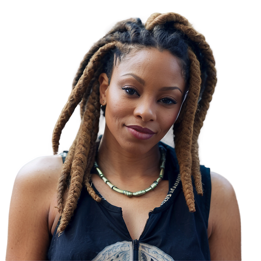 Short Thick Dreads Inspiration Png 06272024 PNG image